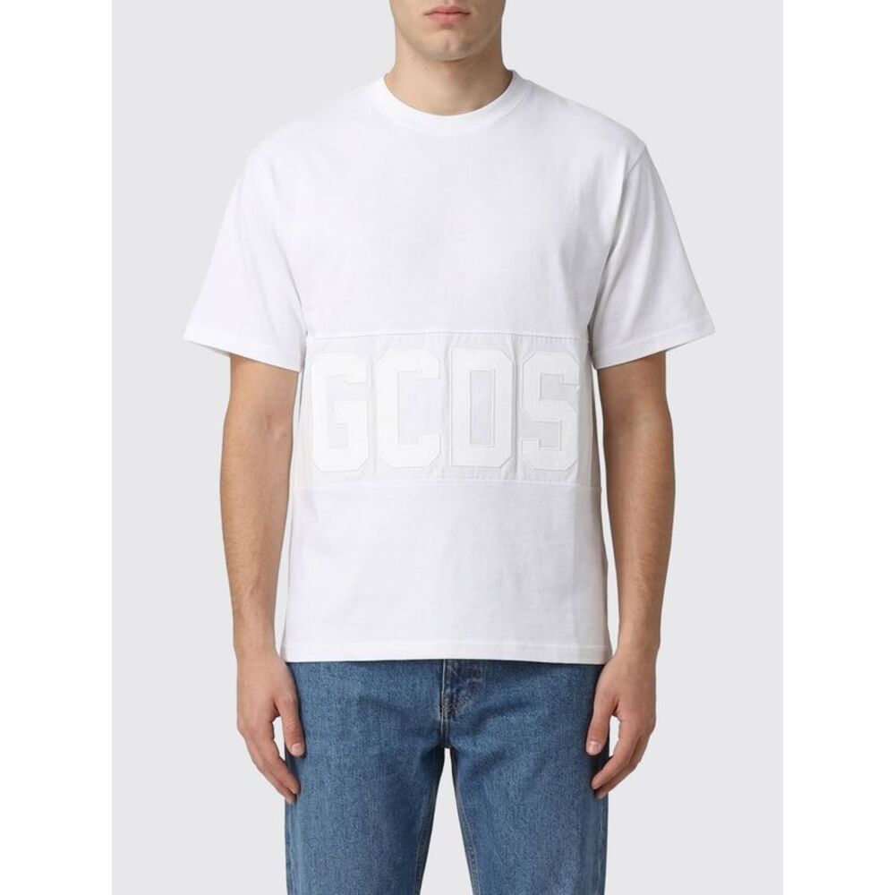 Gcds Men Cotton Logo T-Shirt Gcds